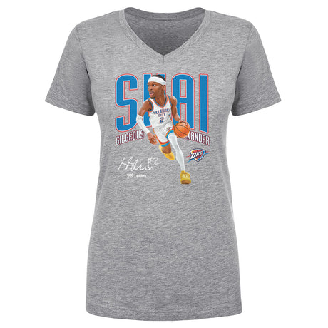 Shai Gilgeous-Alexander Women's V-Neck T-Shirt | 500 LEVEL