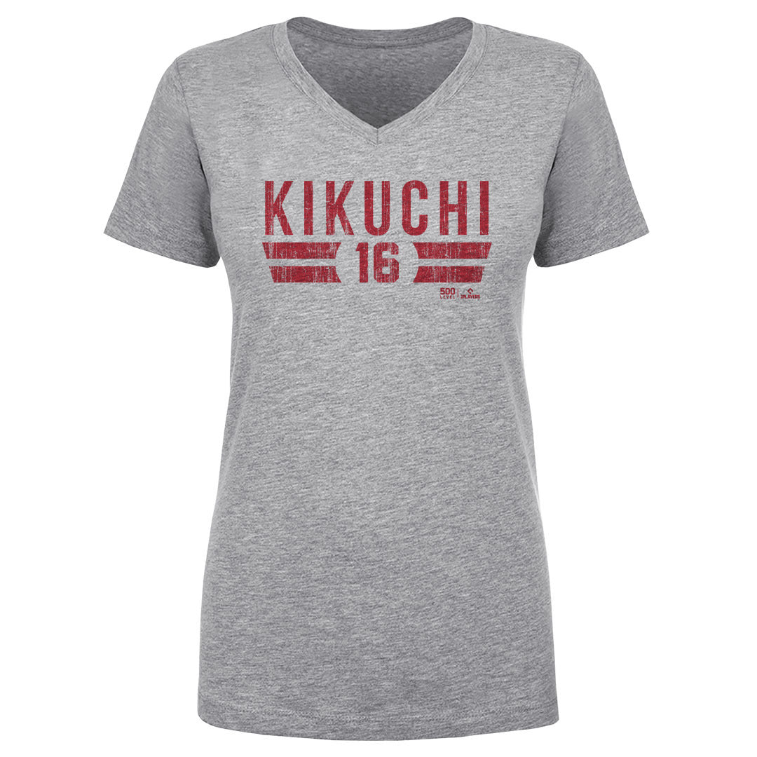 Yusei Kikuchi Women's V-Neck T-Shirt | 500 LEVEL