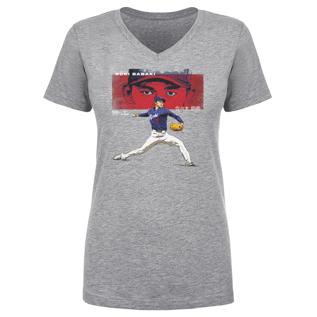 Roki Sasaki Women's V-Neck T-Shirt | 500 LEVEL