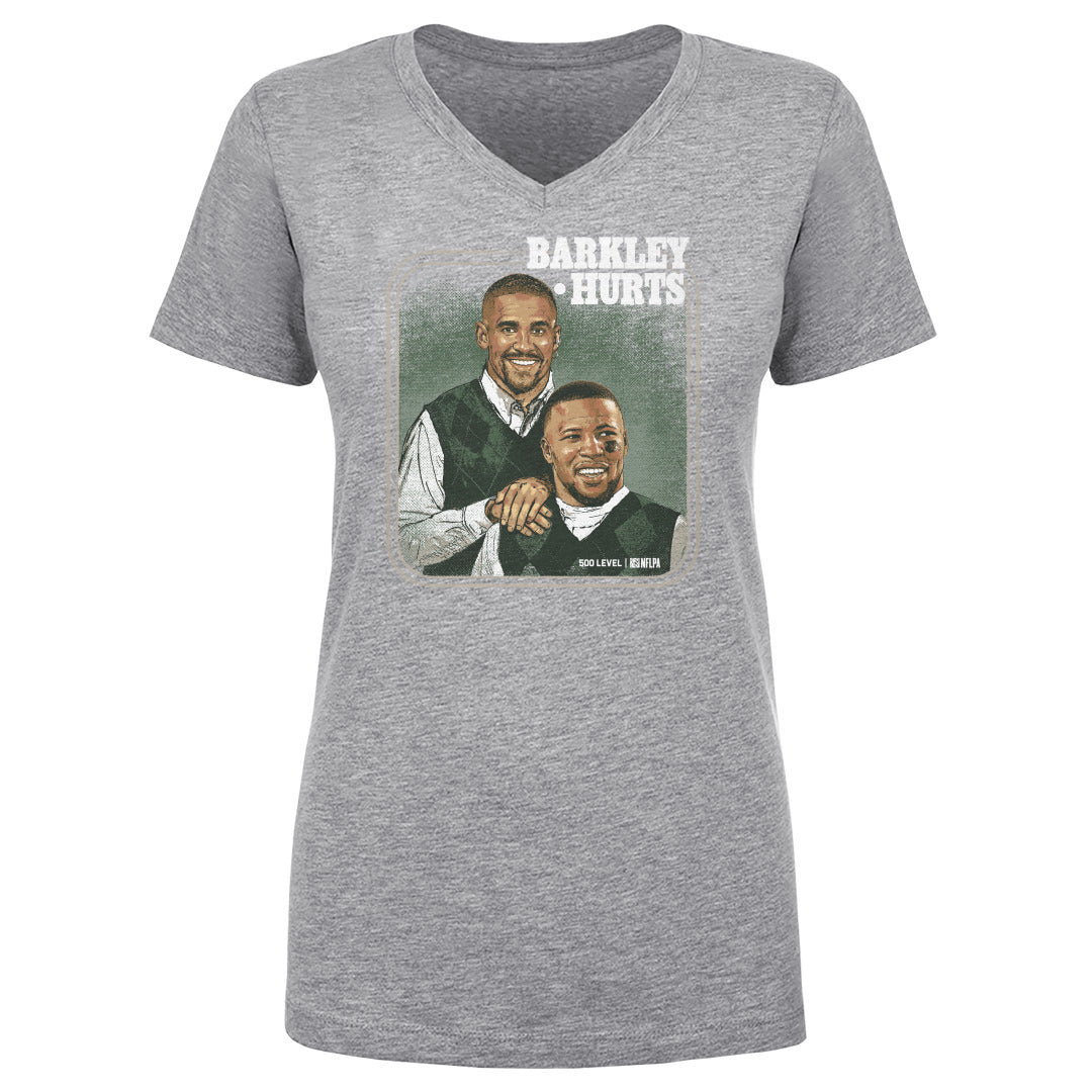 Jalen Hurts Women's V-Neck T-Shirt | 500 LEVEL