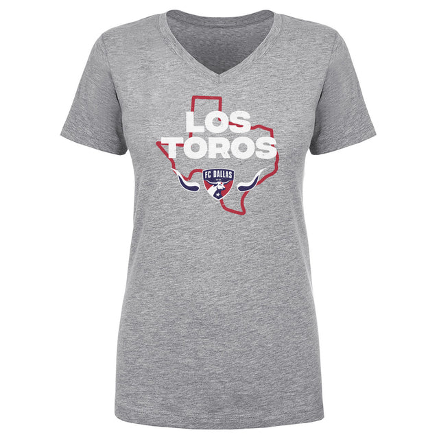 FC Dallas Women's V-Neck T-Shirt | 500 LEVEL