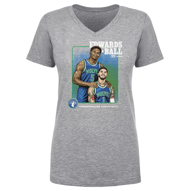 Anthony Edwards Women's V-Neck T-Shirt | 500 LEVEL