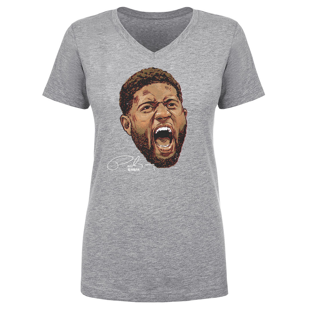 Paul George Women's V-Neck T-Shirt | 500 LEVEL