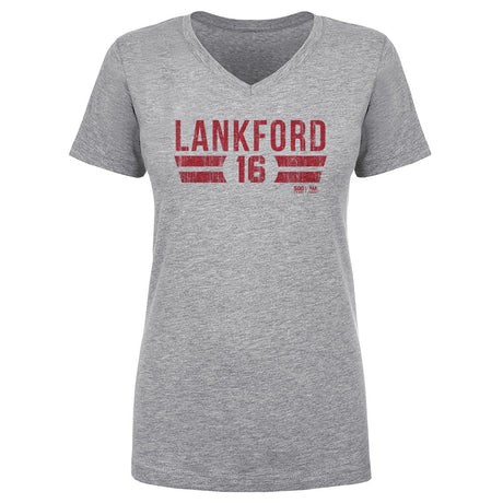 Ray Lankford Women's V-Neck T-Shirt | 500 LEVEL