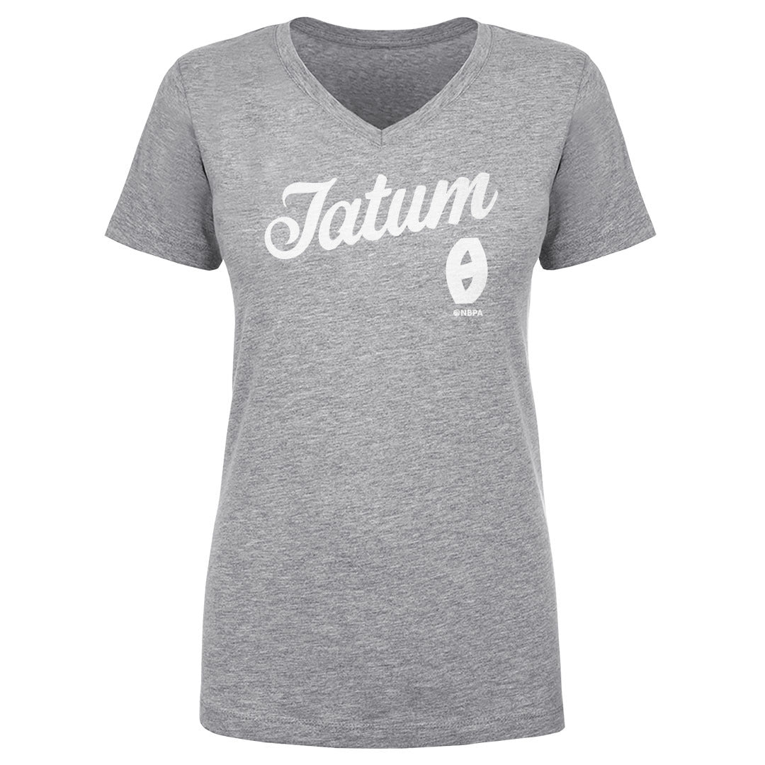 Jayson Tatum Women's V-Neck T-Shirt | 500 LEVEL