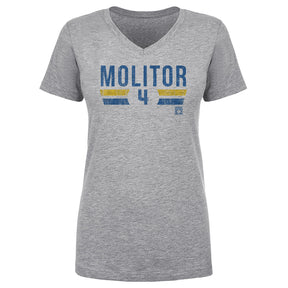 Paul Molitor Women's V-Neck T-Shirt | 500 LEVEL