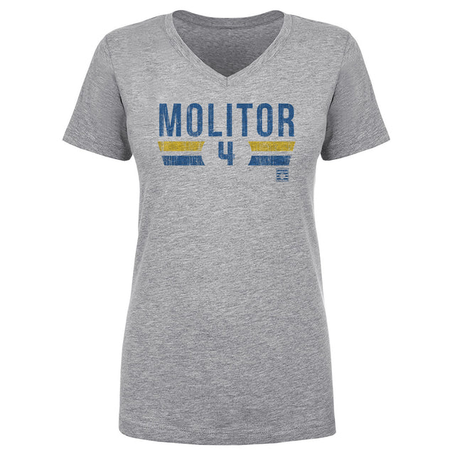 Paul Molitor Women's V-Neck T-Shirt | 500 LEVEL