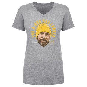 Aaron Rodgers Women's V-Neck T-Shirt | 500 LEVEL