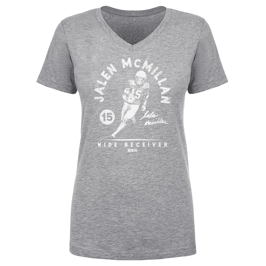 Jalen McMillan Women&#39;s V-Neck T-Shirt | 500 LEVEL