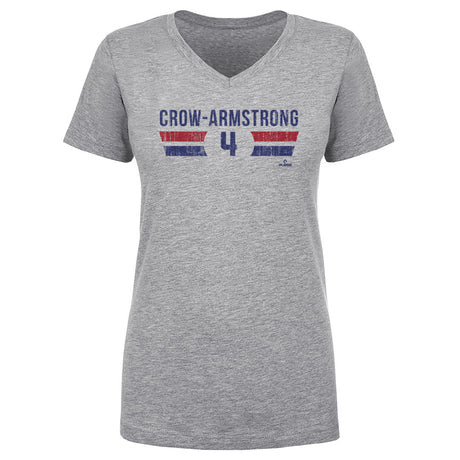 Pete Crow-Armstrong Women's V-Neck T-Shirt | 500 LEVEL
