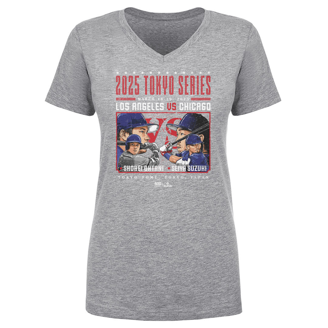 Shohei Ohtani Women's V-Neck T-Shirt | 500 LEVEL
