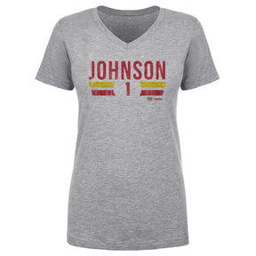 Jalen Johnson Women's V-Neck T-Shirt | 500 LEVEL