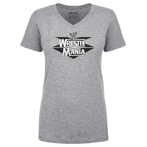 WrestleMania Women's V-Neck T-Shirt | 500 LEVEL