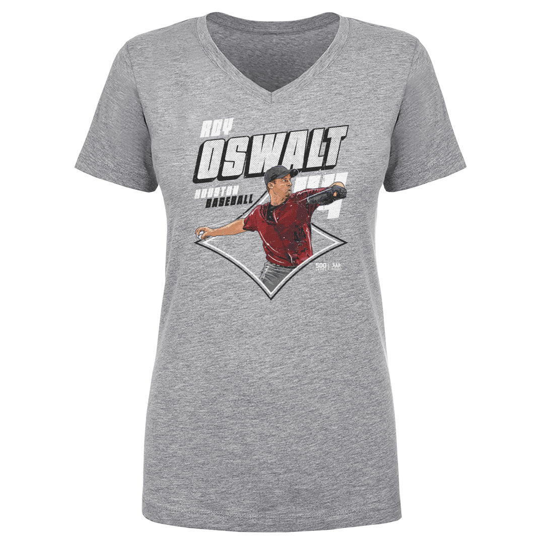 Roy Oswalt Women's V-Neck T-Shirt | 500 LEVEL