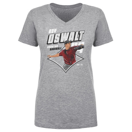 Roy Oswalt Women's V-Neck T-Shirt | 500 LEVEL