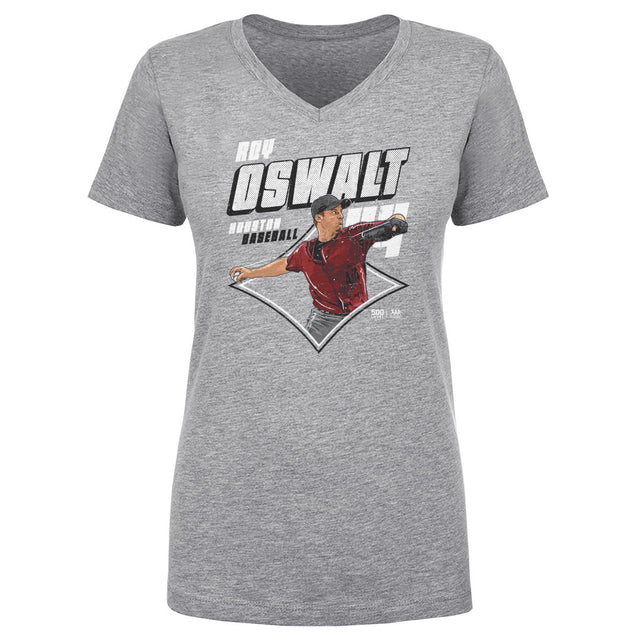 Roy Oswalt Women's V-Neck T-Shirt | 500 LEVEL