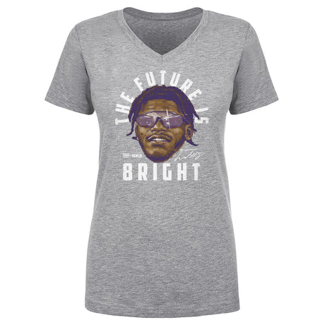 Lamar Jackson Women's V-Neck T-Shirt | 500 LEVEL