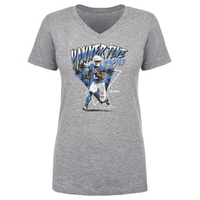 Omarion Hampton Women's V-Neck T-Shirt | 500 LEVEL