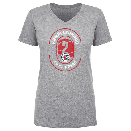 Kawhi Leonard Women's V-Neck T-Shirt | 500 LEVEL