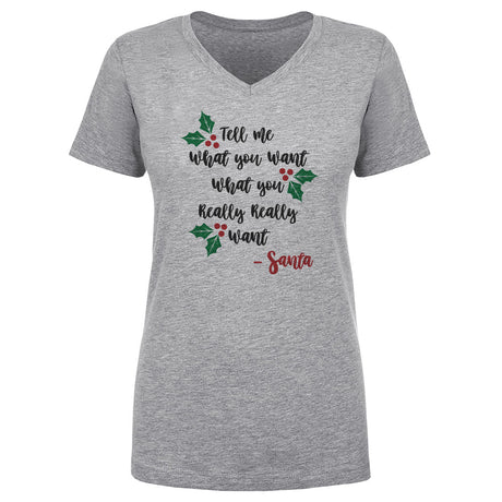 Christmas Women's V-Neck T-Shirt | 500 LEVEL