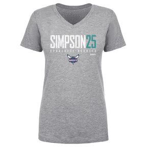 KJ Simpson Women's V-Neck T-Shirt | 500 LEVEL