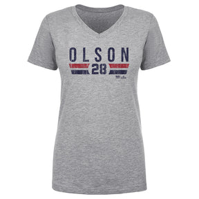 Matt Olson Women's V-Neck T-Shirt | 500 LEVEL
