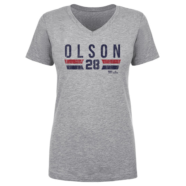 Matt Olson Women's V-Neck T-Shirt | 500 LEVEL