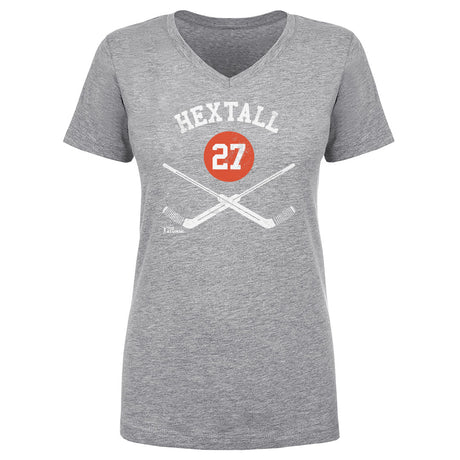 Ron Hextall Women's V-Neck T-Shirt | 500 LEVEL