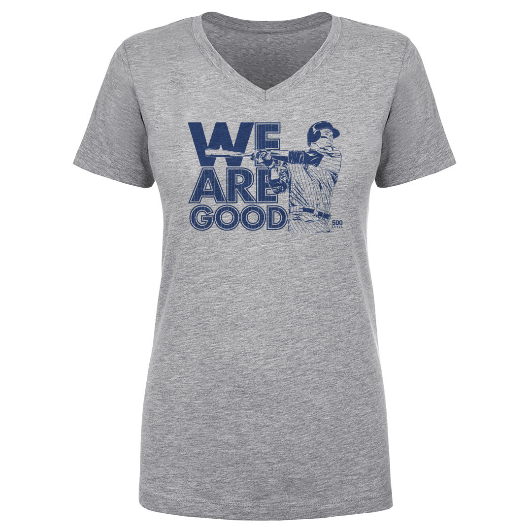Anthony Rizzo Women's V-Neck T-Shirt | 500 LEVEL