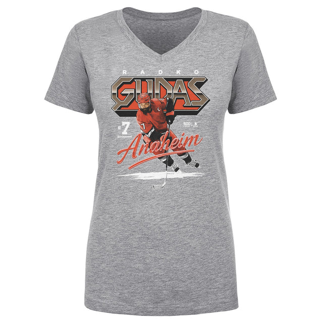 Radko Gudas Women's V-Neck T-Shirt | 500 LEVEL