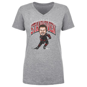 Logan Stankoven Women's V-Neck T-Shirt | 500 LEVEL