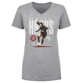 Caiya Hanks Women's V-Neck T-Shirt | 500 LEVEL