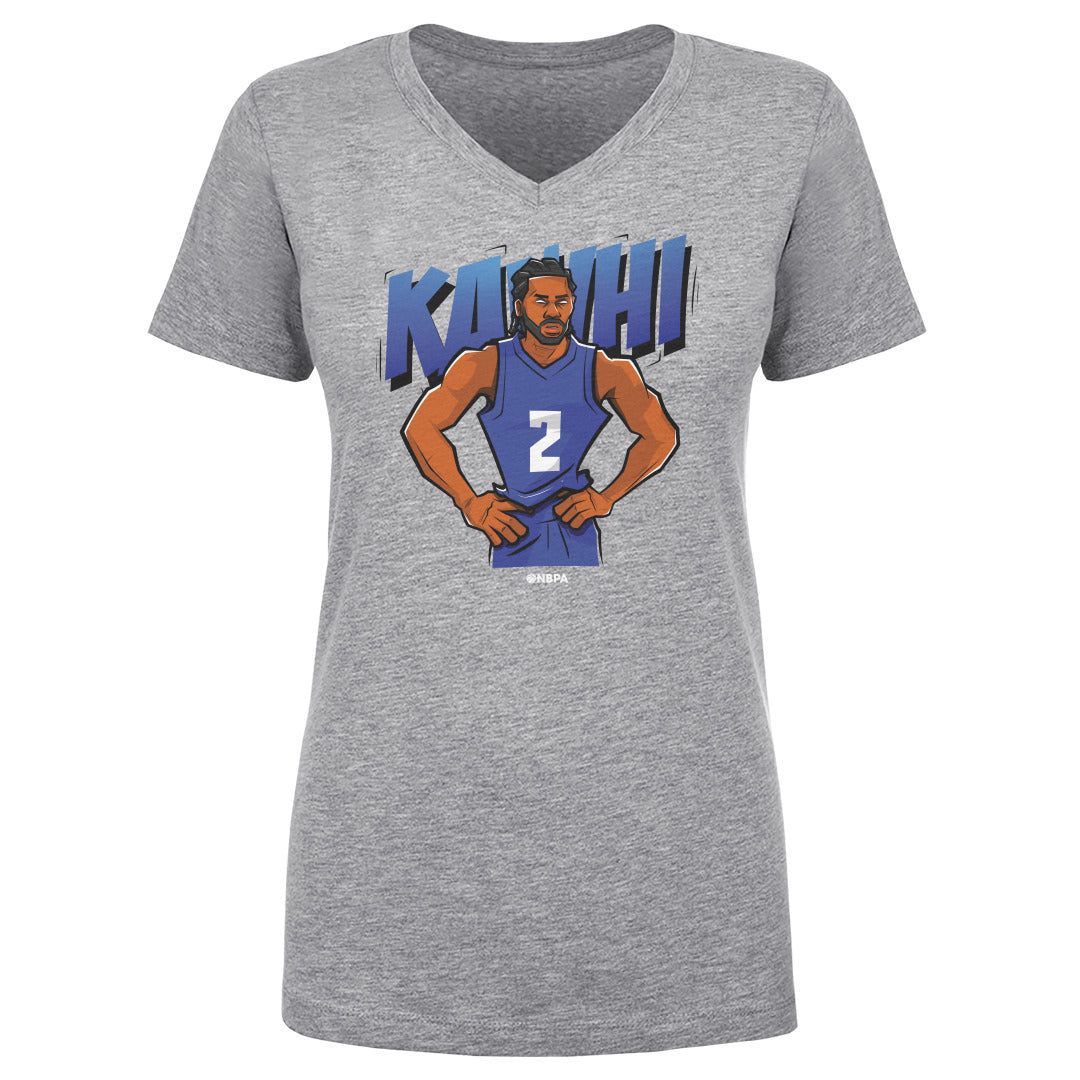 Kawhi Leonard Women's V-Neck T-Shirt | 500 LEVEL
