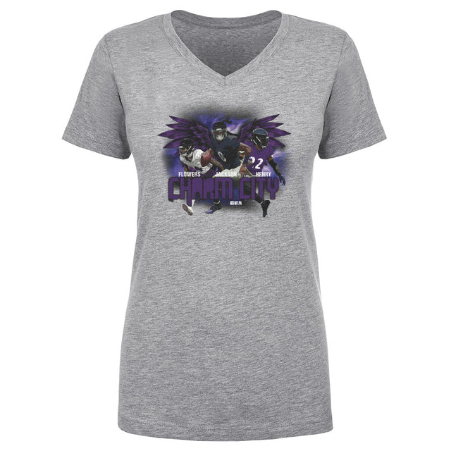 Baltimore Women's V-Neck T-Shirt | 500 LEVEL