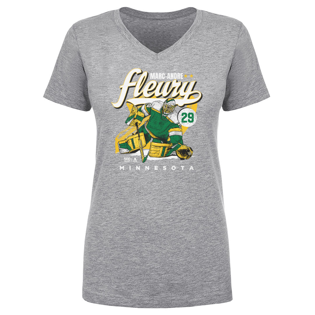Marc-Andre Fleury Women's V-Neck T-Shirt | 500 LEVEL