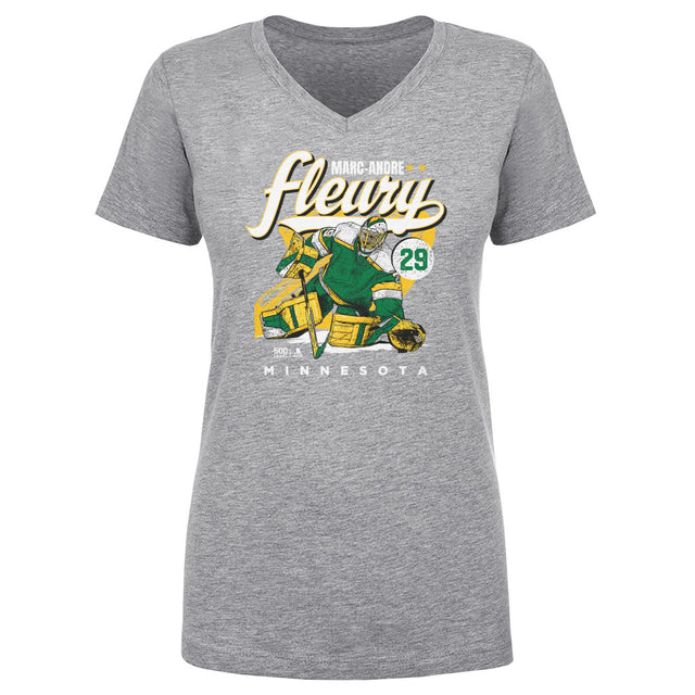 Marc-Andre Fleury Women's V-Neck T-Shirt | 500 LEVEL
