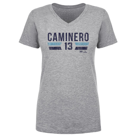 Junior Caminero Women's V-Neck T-Shirt | 500 LEVEL