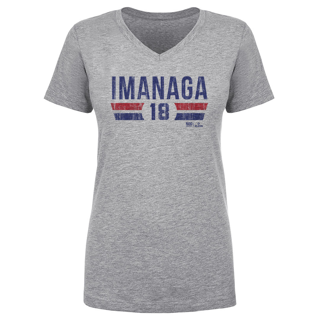 Shota Imanaga Women's V-Neck T-Shirt | 500 LEVEL