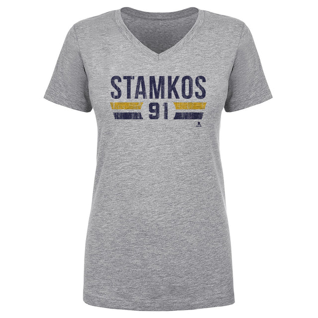 Steven Stamkos Women's V-Neck T-Shirt | 500 LEVEL