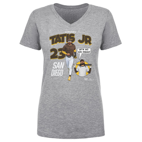 Fernando Tatis Jr. Women's V-Neck T-Shirt | 500 LEVEL