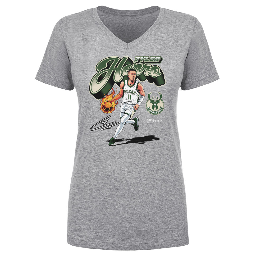 Tyler Herro Women's V-Neck T-Shirt | 500 LEVEL