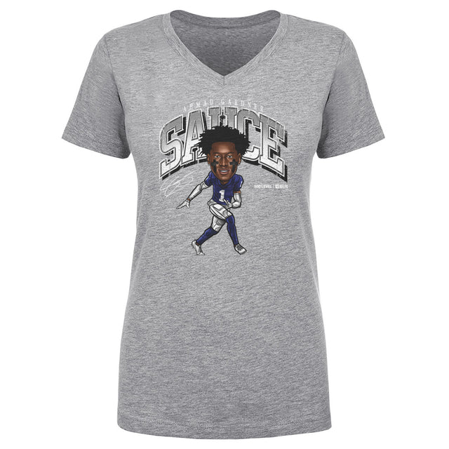 Sauce Gardner Women's V-Neck T-Shirt | 500 LEVEL