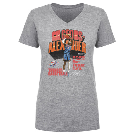 Shai Gilgeous-Alexander Women's V-Neck T-Shirt | 500 LEVEL