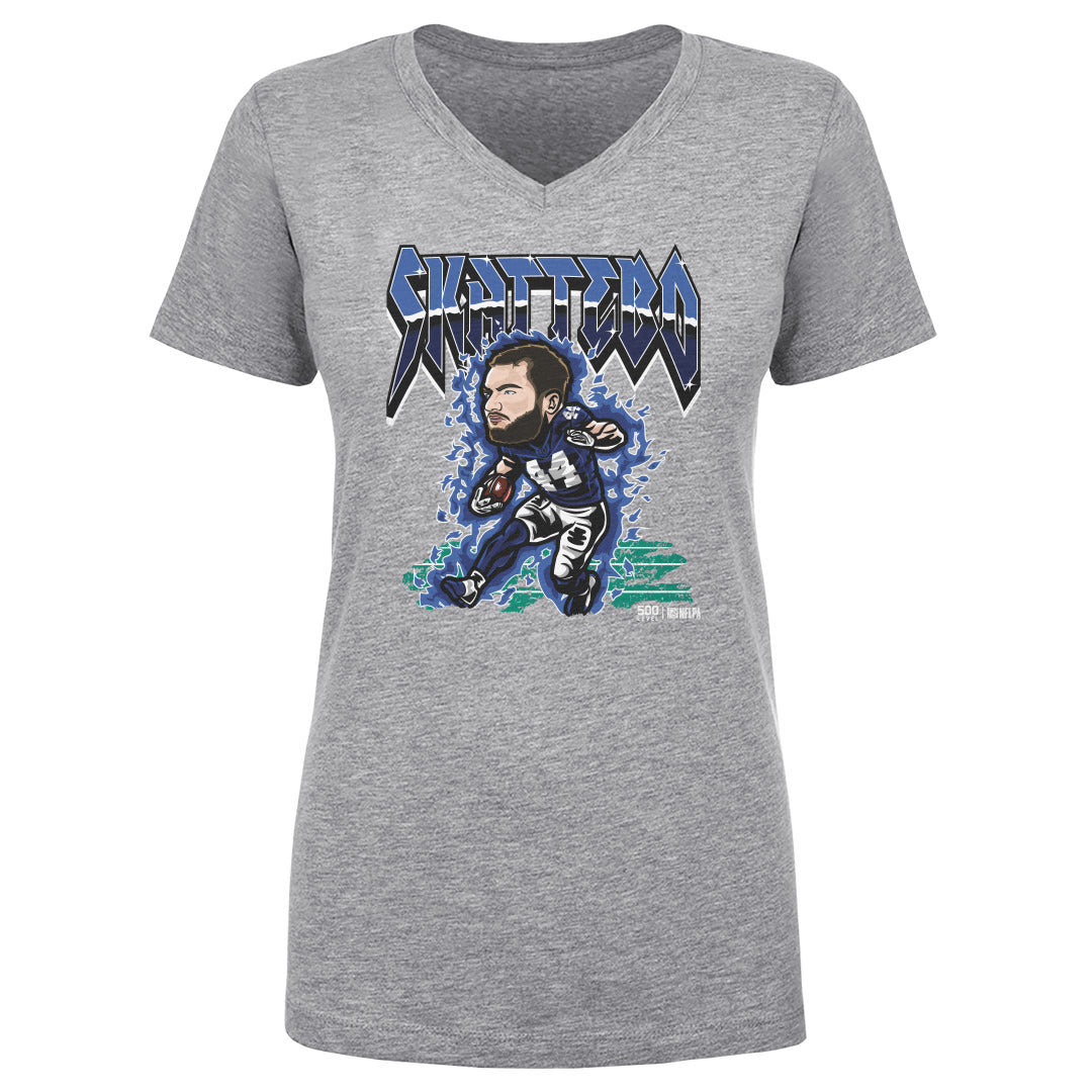 Cam Skattebo Women's V-Neck T-Shirt | 500 LEVEL