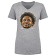 Bronny James Jr. Women's V-Neck T-Shirt | 500 LEVEL