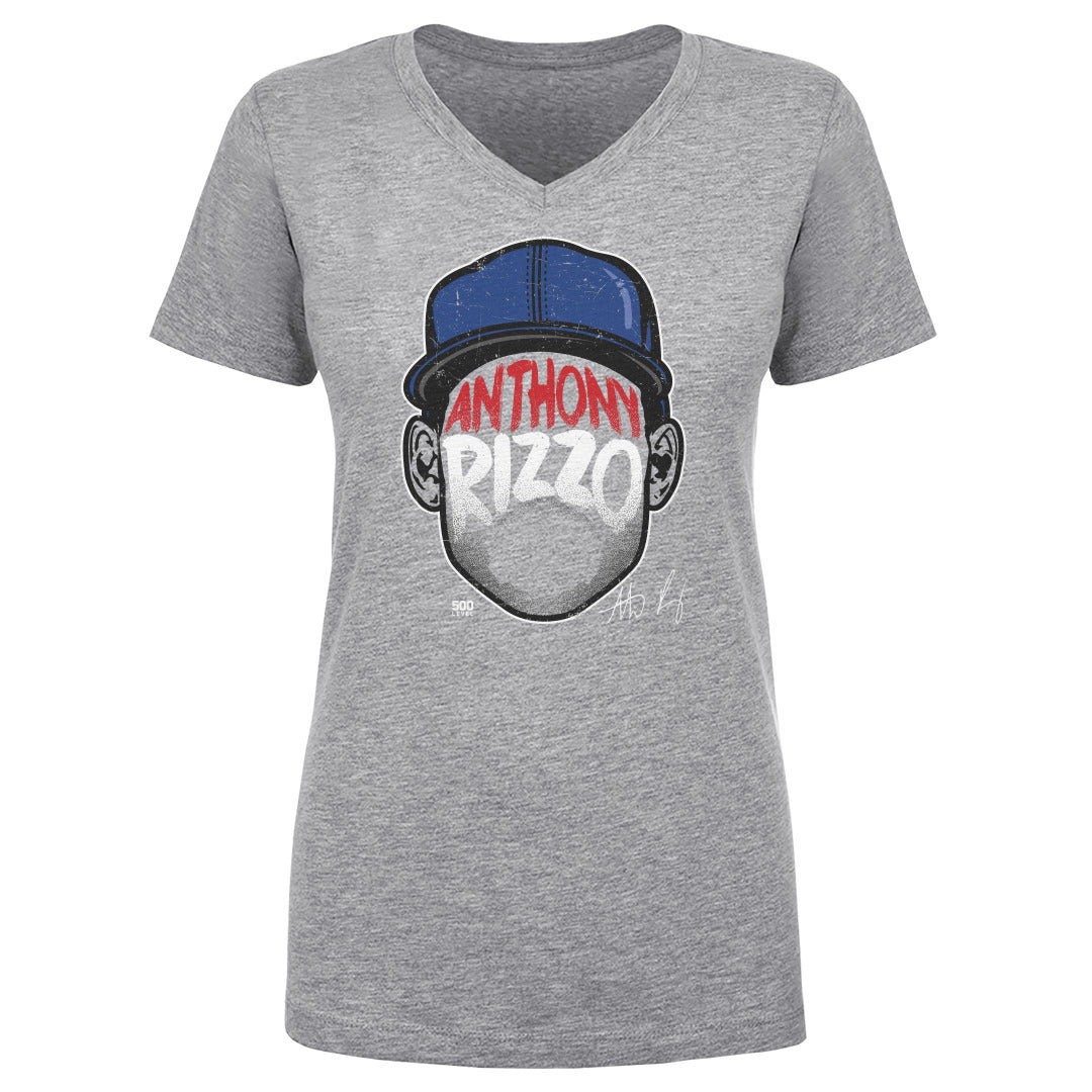 Anthony Rizzo Women's V-Neck T-Shirt | 500 LEVEL