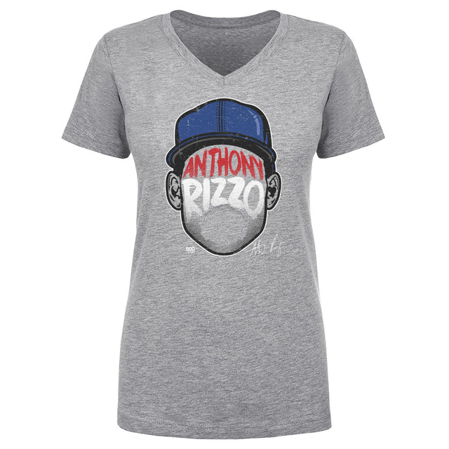 Anthony Rizzo Women's V-Neck T-Shirt | 500 LEVEL