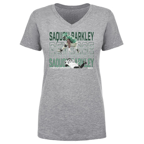 Saquon Barkley Women's V-Neck T-Shirt | 500 LEVEL