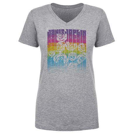 Janis Joplin Women's V-Neck T-Shirt | 500 LEVEL
