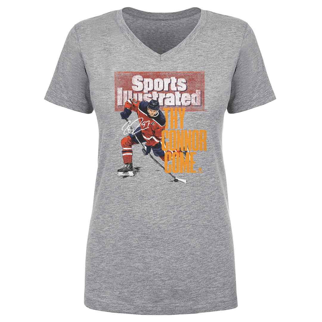 Connor McDavid Women's V-Neck T-Shirt | 500 LEVEL